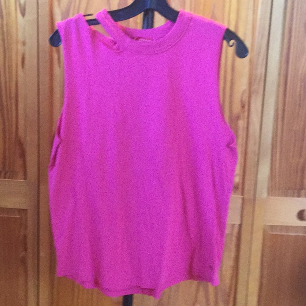 N.Philanthropy Slit neck tank